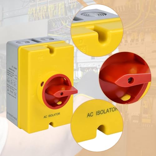 Interrupteur de déconnexion 4 pôles en PP robuste haute isolation 20a - 7