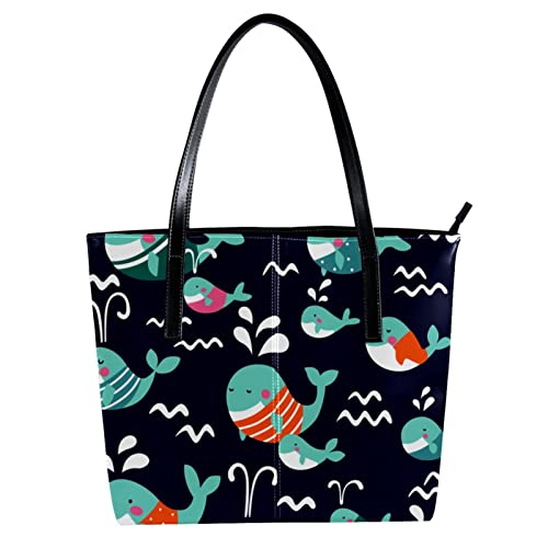 Sac main chat et fleurs pour femme grand cabas épaule imprimé dessin animé
