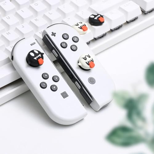 4 Pièces Cover Joystick pour Nintendo Switch 2 Joycon Manette Accessoires, Capuchon Protection de Stick Analogique pour Switch 2, Thumb Grip Caps Prises de Pouce, Petit Diable Malicieux – vue 4