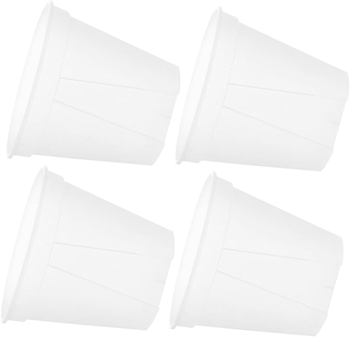 4pcs Green Planter Nursery Pot Plastic Plant Pots Drainage Planting Cups for Plants