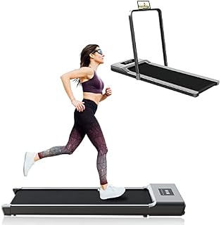 Motorised Treadmill 1-12KM/H,Treadmill Portable Walking Machine,ARUNDO Perfect Walking Pad for Home & Office Working,Powerful Motor,Installation-Free