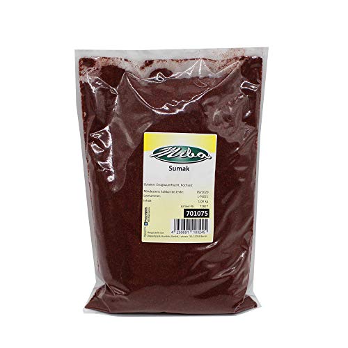1kg Sumak Sumach Somak Gewürz vom Essigbaum luftdicht verpackt, sauer-fruchtig