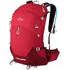 IX INOXTO Hiking Backpack, Camping Backpack, 30L Waterproof Hiking Daypack with 3L Water Bladder and Rain Cover Red
