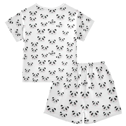 Cute Panda Pajama Set Pajamas Sleepwear Nightwear Loungewear Clothes Set B04041962