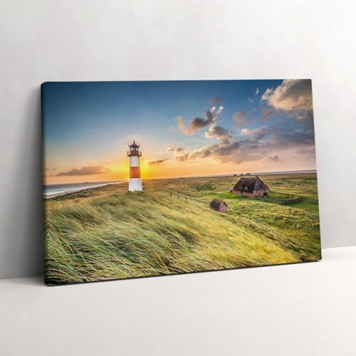 Tableau Photo sur Toile Phare de Sylt pour sublimer un mur vide et raviver votre décoration