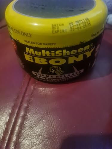 Hair Relaxer Multisheen Ebony Creme - Relajante para el cabello, 250 g