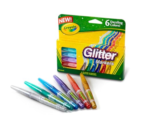 Crayola Glitter Markers 6ct