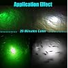 Submersible Fish Finder, Underwater Lure Bait Light, Fish Attracting Lamp, Night Fishing Light, Boat Fishing Light, Pool Light 12V 10.8W 180 LEDs 1080 Luminous IP68 with 5M Cord