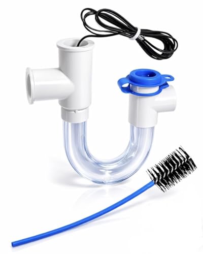 (10 Pack) SS1 Style Float Switch Clear 3/4&rdquo; SCH40 Condensate U SmartTrap HVAC P-Trap Ez-Trap Safe T Switch Combo EZT Standard Switched Cross Trap with Brush Next Level Protection.