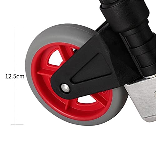 DEE Multifunktions-Einkaufstrolley, tragbar, zusammenklappbar, Aluminium-Legierung, Gepäckanhänger, große Outdoor-Reise… – Bild 6