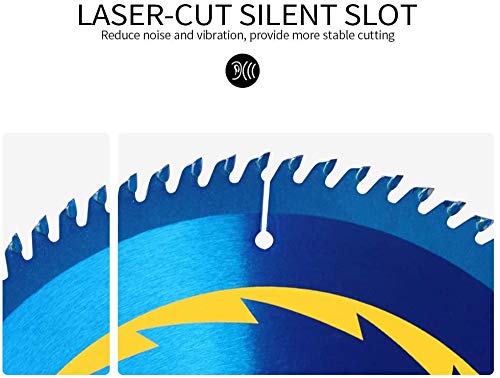 Overpeak 10 Inch Circular Saw Blade, 80 Tooth Atb Finishing Saw Blades With 5/8-Inch Arbor, Laser-Cut Thin Kerf And Anti-Rust Coating #TOP3