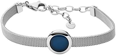 Skagen Women's Sea Glass Silver-Tone Mesh Bracelet (Model: SKJ1196040)