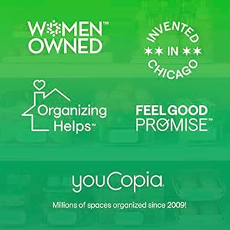 YouCopia FreezeUp Freezer Bin 15", BPA-Free Clear Fridge Organizer with Adjustable Dividers and Handles for Frozen Food and Leftovers