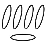 CLX200K O-Ring Fit for Hayward Pool Chlorinator Feeder Lid CL200/CL220, CL220BR (5/Pack), black
