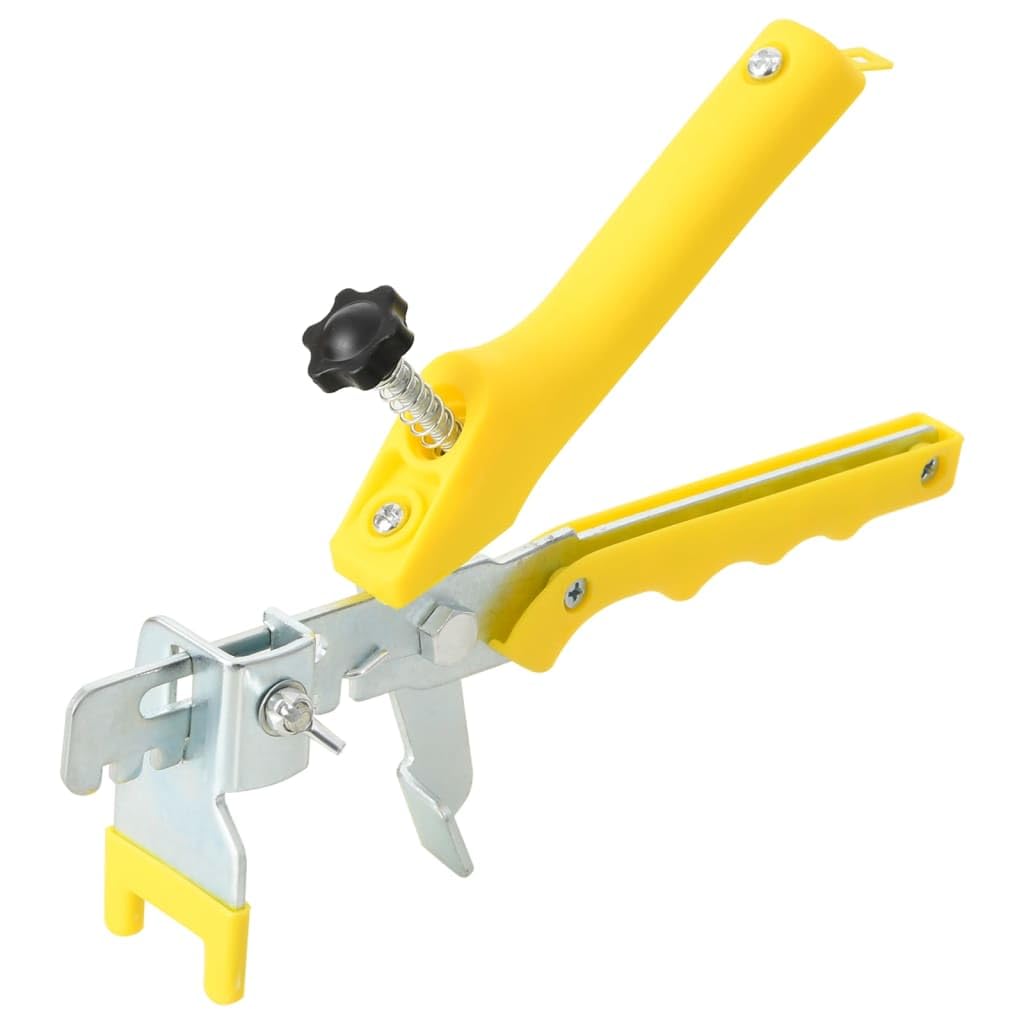 vidaXL System poziomowania płytek, 500 klinów, 2500 klipsów, 1 mm