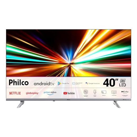 Smart TV 40” Philco Android TV PTV40E3AAGSSBLF LED Dolby Áudio