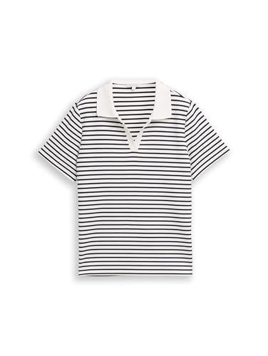 TOM TAILOR Camiseta para Mujer de manga corta comoda basica en algodon transpirable 4