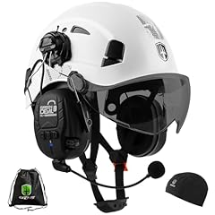 White with Smoke Visor and Bluetooth