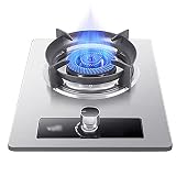 Gasherd Gasherd,Eingebauter Küchengasherd,5000W Schleuderfeuer,Thermoelement-Flammenschutz/Impulselektronische Zündung/Flammenausfallschutz/Leicht Zu Reinigen [Energieklasse A] (Farbe : D, (C