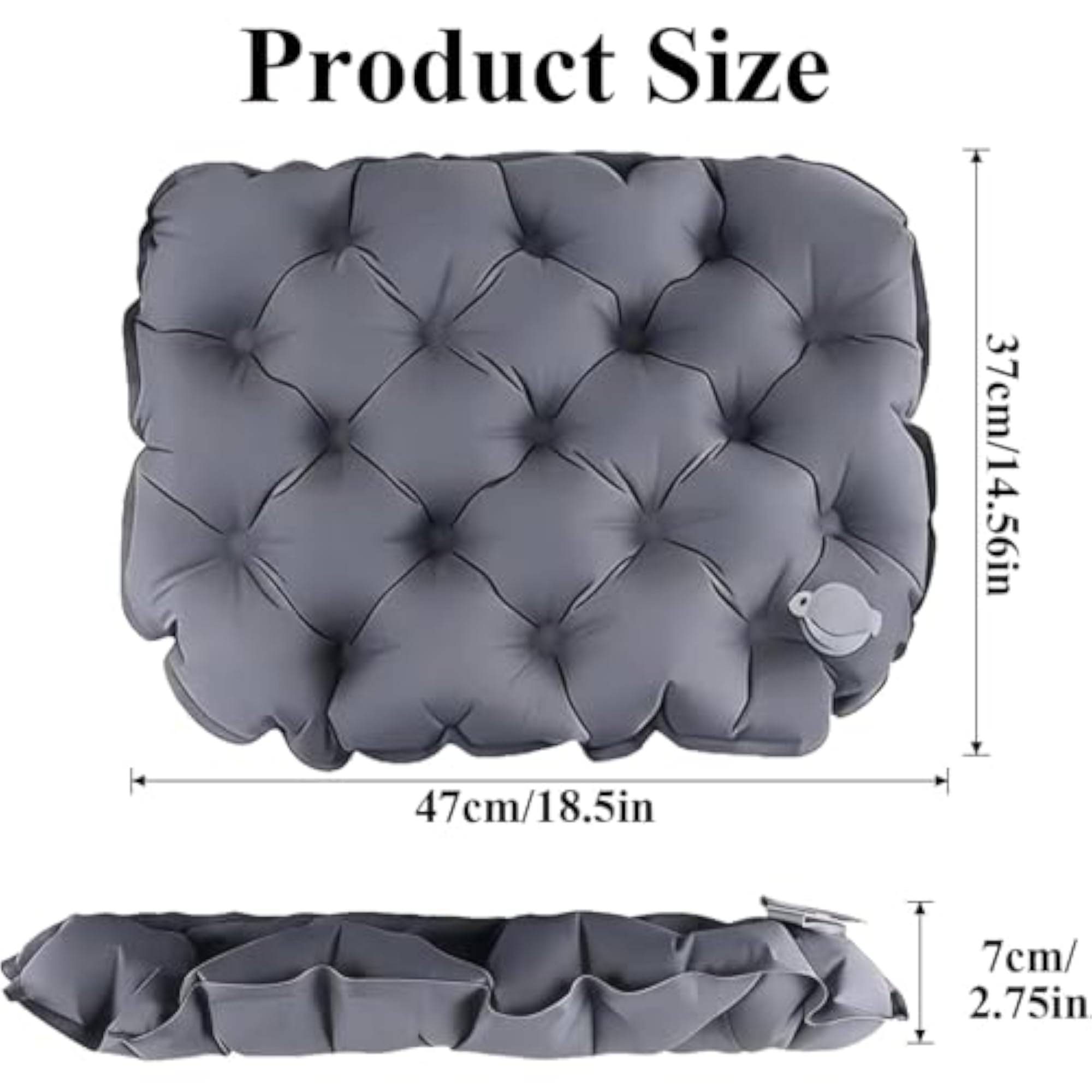 Portable Inflatable Stadium Seat Cushion for Adults