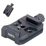 CAME-TV カメラクイックリリースクランプ Arca-Swiss 標準対応 クイックリリース QR プレートベースマウント 1/4インチ 3/8インチネジ穴付き DJI Ronin S/SC ジンバル Zhiyun Crane シリーズカメラ三脚対応 (68003)