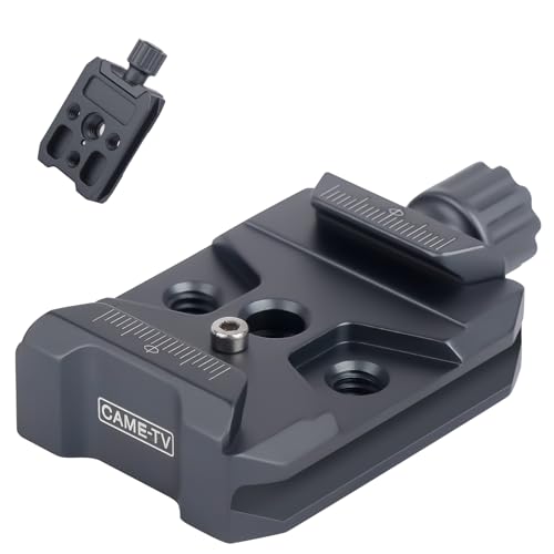 Abrazadera de liberación rápida Arca-Swiss CAME-TV con roscas de 1/4 y 3/8 para DJI