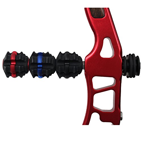 Sas Stackable Archery Bow Stabilizer Ball Anodized - 1.5 In 1.45 Oz (Red) #TOP3
