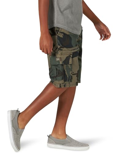 Wrangler Authentics Pantalón Corto Cargo clásico para niño de algodón 2