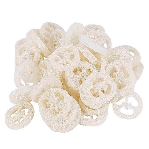 Paaruter Esponja de Natural Ducha Luffa OrgáNica Exfoliante de BañO Exfoliante Corporal para Hombres Mujeres Adultos Cara Posterior