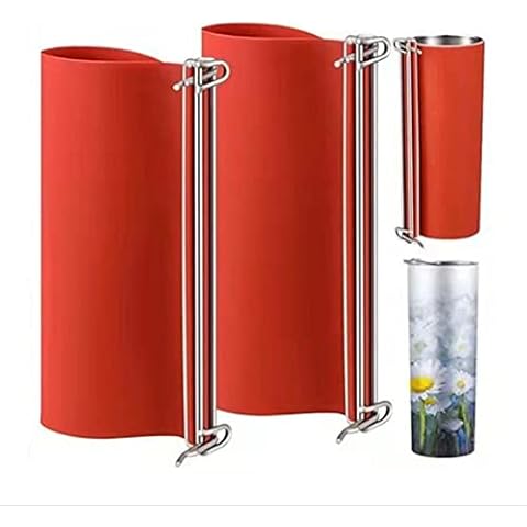 LIZHOUMIL 3D Silicone Mug Clamp,Mug Silicone Wrap Sublimation with Metal Buckle Mug Wraps Heat Transfer High-Elasticity Cup Holder Mug Mold Cup Clamp Transfer Mug Clamp Fixture for Printing 110Z Cover