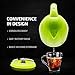 OVENTE Electric Kettle, Hot Water, Heater 1.7 Liter - BPA Free Fast Boiling Cordless Water Warmer - Auto Shut Off Instant Water Boiler for Coffee & Tea Pot - Green KP72G
