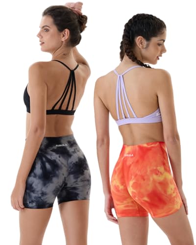 Image of AUROLA Dream Collection Women Workout Shorts High Waist Gym Shorts, Scrunch Butt Seamless Athletic Shorts