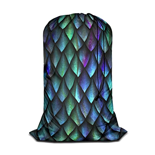 Swono Laundry-Bag-DY2215 Wäschesack Schuppenmuster 3er-Set