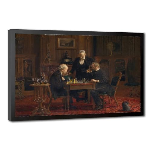The Chess Players Thomas Eakins : décoration murale pour bureau