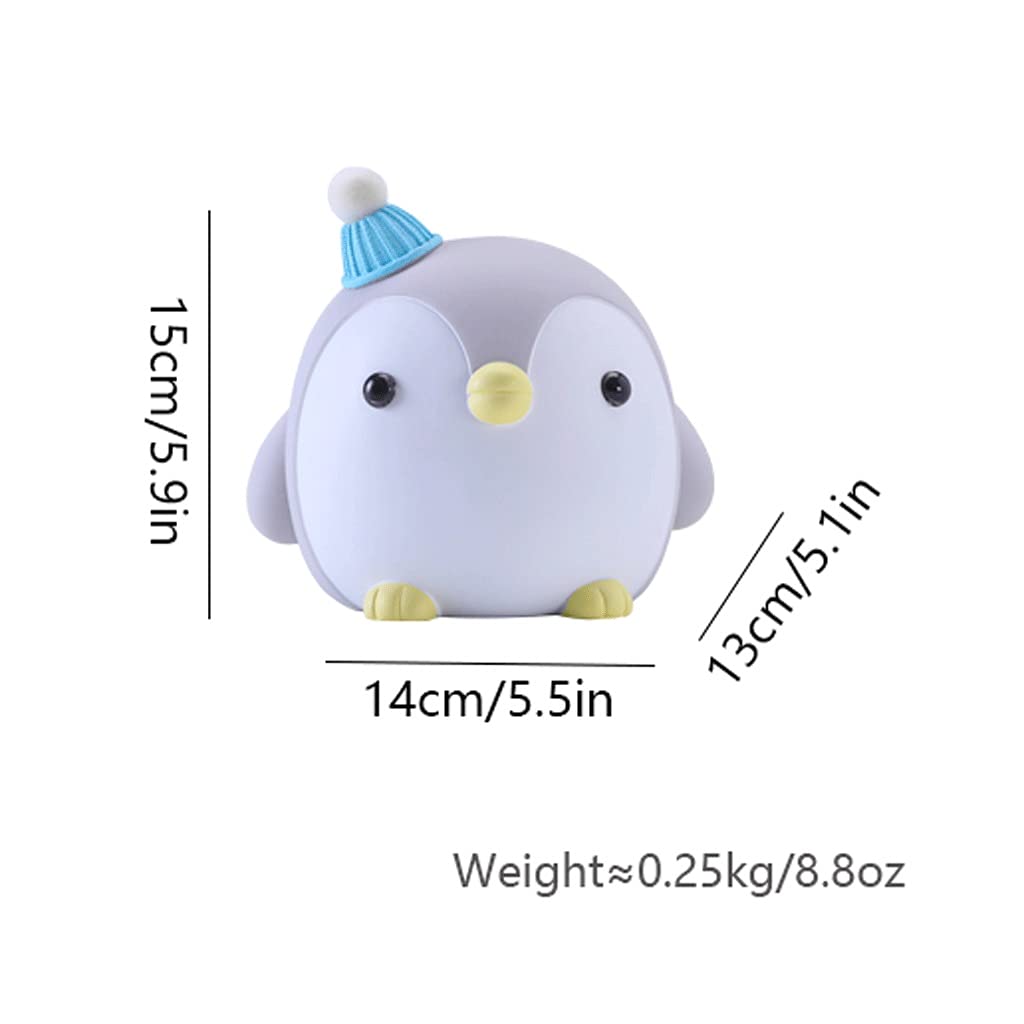 Amazon.co.jp: 貯金箱 かわいいペンギンの貯金箱は、男の子と女の子の子供の日のギフトコイン銀行の贈り物のためのコイン誕生日プレゼントを取り出すことができます  マネーポット : おもちゃ
