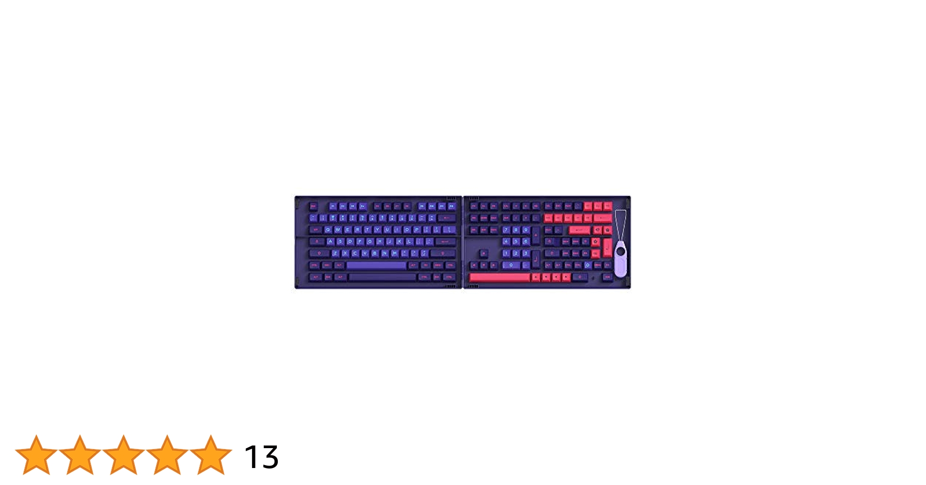 Amazon | YUNZII AKKO Neon 157キーキャップ ASAプロファイル
