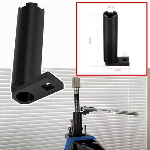 Image of Generic 91-61069 Bearing Carrier Retainer Nut Wrench Tool & 91-31107T Shift Shaft Bushing Tool & 91-43506 Drive Shaft Bearing Threaded Wrench Tool and 91-56775T Adapter Tool, Black