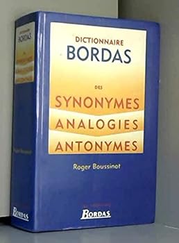 Hardcover Dictionnaire des synonymes, analogies et antonymes [French] Book