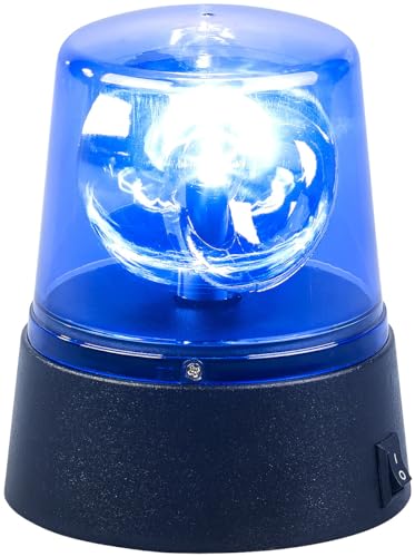 Gyrophare bleu 360° USB ou à piles [Lunartec]