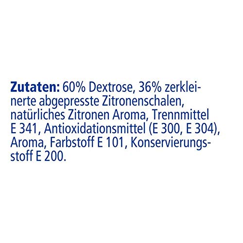 Dr. Oetker Finesse Geriebene Zitronenschale, 3er Pack, je Beutel 6 g, für besonderen Fruchtgeschmack, zum Verfeinern von Süßspeisen, Torten & Desserts, vegan