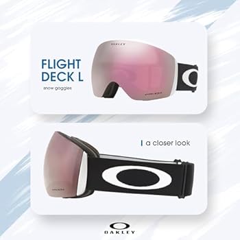 24 OAKLEY Flight Deck M MB/PHPink Iri 新品 Oakley Flight Deck™ M Snow Goggles - Matte Black - Prizm