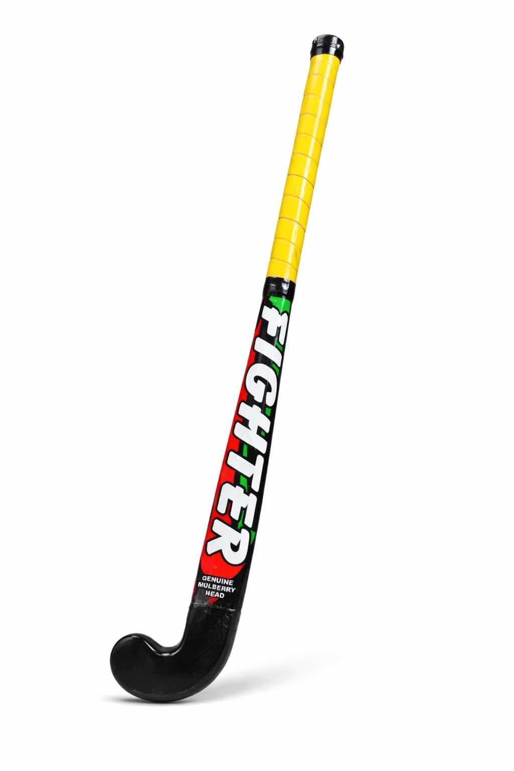 Fighter Kids/Junior Field Hockey Stick, 28 Inch, Genuine Mulberry Head, Lightweight Composite Body, Anti-Slip Grip Handle-image-3