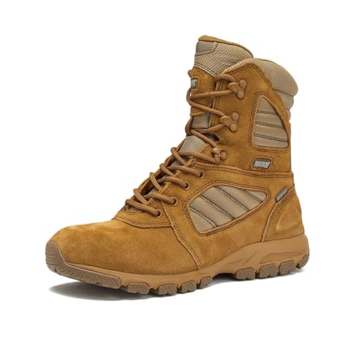MAGNUM Storm 8 Inch Leather Waterproof Tactical Boots for