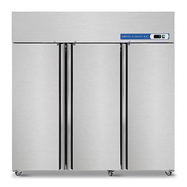 Aceland Commercial Refrigerator 72″ Three Door Stainless Steel Upright Fan Cooling Refrigerator for Restaurant, Bar, Shop, Residential 54 Cu.ft (Commercial Kitchen Equipment)