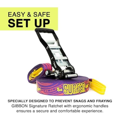 Slackline Gibbon SurferLine 30m Trick und Waterline Set