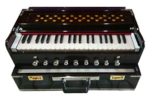 Naad Indien Pompe à main pliable et portable Harmonium indien 3,5 octaves Cover
