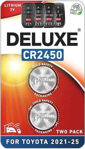 Amazon.com: Key Fob Replacement Batteries for Toyota (Sienna, Corolla ...