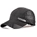YING LAN Men's Summer Outdoor Sport Baseball Hat Running Visor Sun Cap Black