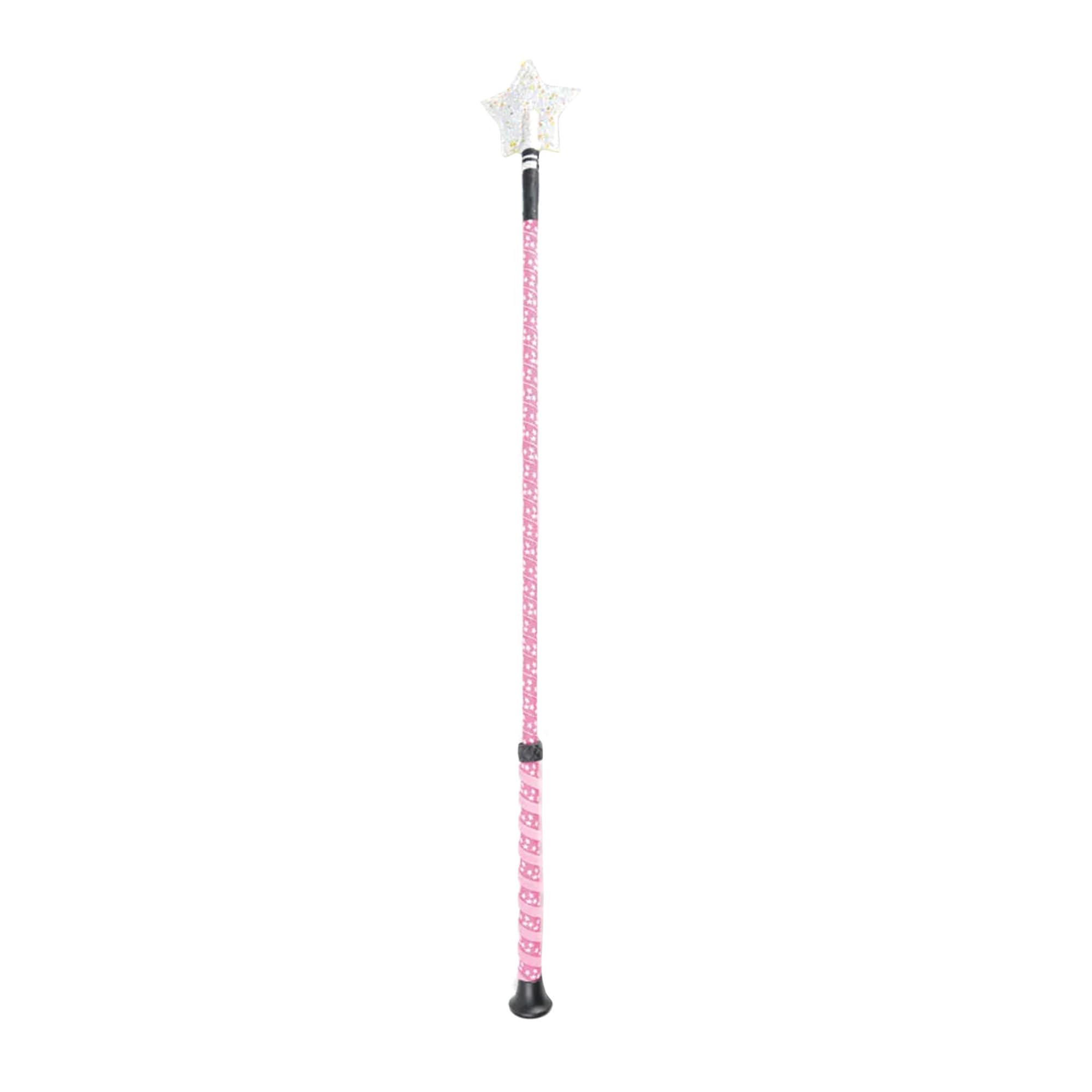 Cravache d'équitation en forme d'étoile Rose 25.5in