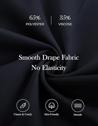 GRACE KARIN Wide Leg Dress Pants for Women 2025 High Waisted Work Pants Business Casual Long Trousers with Pockets4